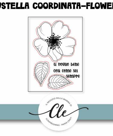 IL NEGOZIO DELLA MAMMA DI CLE-   FUSTELLA  FLOWERS 2-  FUSTELLA COORDINATA LUGLIO