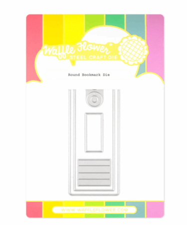 WAFFLE FLOWER - Round Bookmark Die