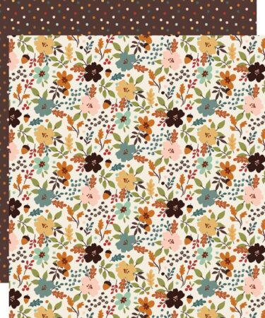 SIMPLE STORIES – Collezione CIDER AND DONUTS – carta pattered 12x12 - Comfy Cozy