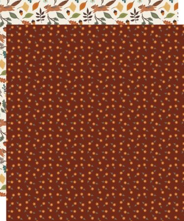 SIMPLE STORIES – Collezione CIDER AND DONUTS – carta pattered 12x12 - Snuggle Season