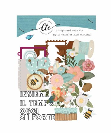 IL NEGOZIO DELLA MAMMA DI CLE - GLI ABBELLIMENTI DELLA CLE – MY 12 TALES OF 2024 -OTTOBRE - CHIPBOARDS