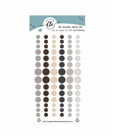 IL NEGOZIO DELLA MAMMA DI CLE - GLI ABBELLIMENTI DELLA CLE – MY 12 TALES OF 2024- SETTEMBRE- ENAMEL