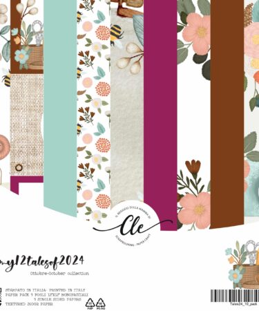 IL NEGOZIO DELLA MAMMA DI CLE - LE CARTE DELLA CLE - MY 12 TALES OF 2024 - OTTOBRE PAPER PACK