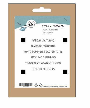 I TIMBRI DELLA CLE - MINI BANNER STRIP - TIMBRO AUTUNNO