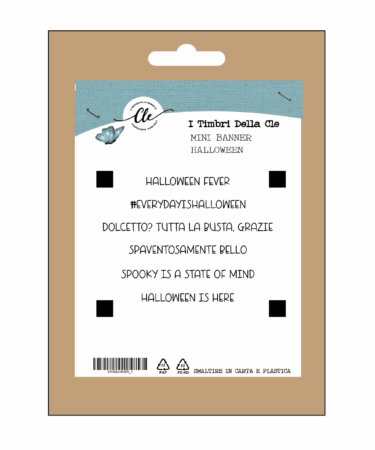 I TIMBRI DELLA CLE - MINI BANNER STRIP - TIMBRO HALLOWEEN