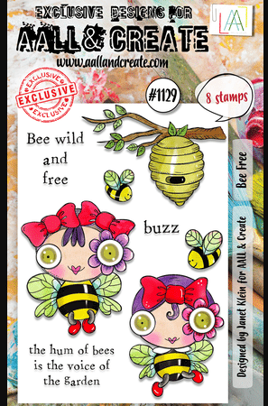 AALL & CREATE - Stamp Set A6 Bee Free