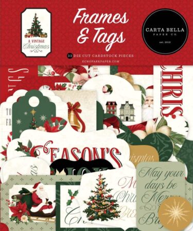 Carta Bella - Collezione A Vintage Christmas Frames & Tags