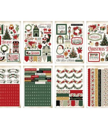 Alternative view of Carta Bella - Collezione  A Vintage Christmas Sticker Book