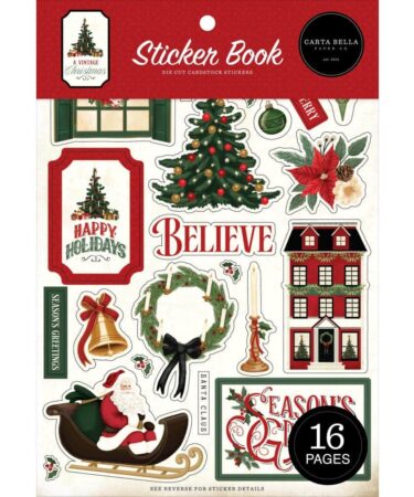 Carta Bella - Collezione  A Vintage Christmas Sticker Book