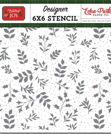Echo Park - Collezion Christmas Joy  Decking The Halls Sprigs Stencil