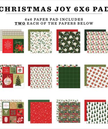 Alternative view of Echo Park - Collezion Christmas Joy 6x6 Inch Paper Pad