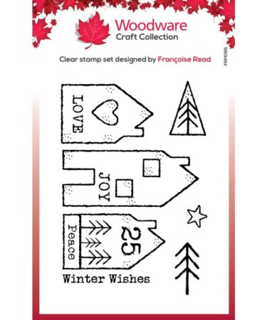 Woodware Nordic Houses Clear Stamps