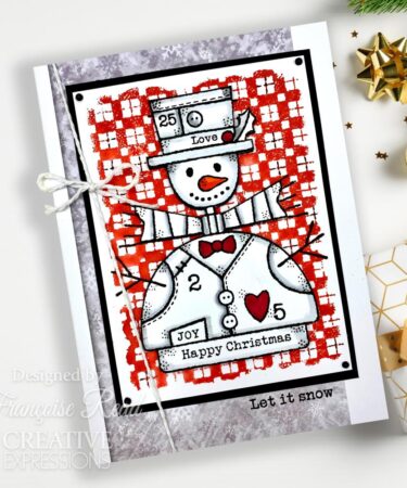 Alternative view of Woodware Wooden Snowman Clear Stamps