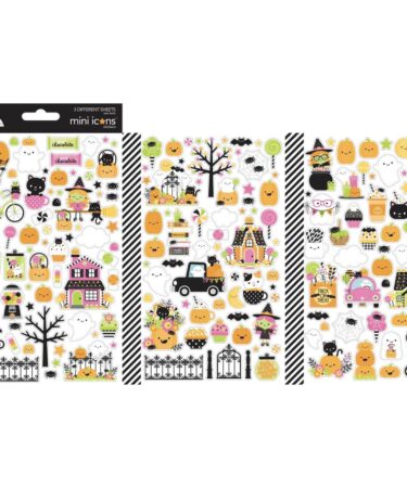 Doodlebug  - Collezione Hey Pumpkin -Mini Icons Stickers 3/Sheets