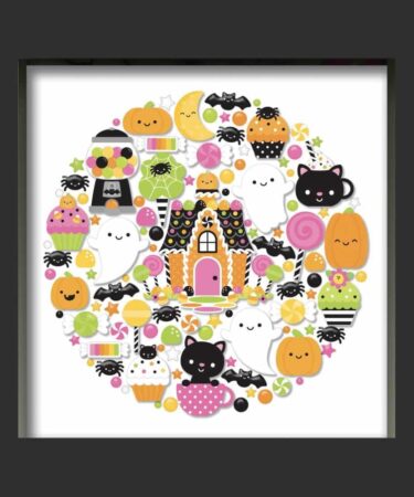 Alternative view of Doodlebug  - Collezione Hey Pumpkin - Shadow Box Insert Kit