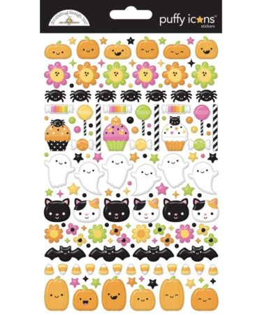 Doodlebug  - Collezione Hey Pumpkin -Puffy Stickers  -Icons
