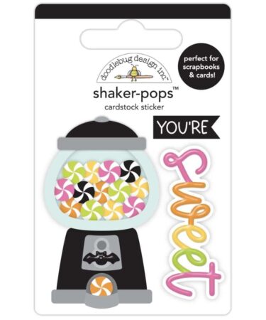 Doodlebug  - Collezione Hey Pumpkin -Shaker-Pops 3D Sticker Spooky Sweet