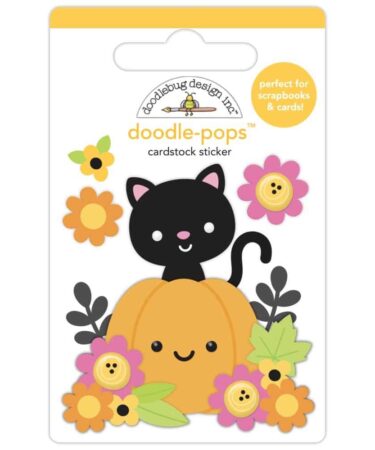 Doodlebug – Collezione Hey Pumpkin   -Doodle-Pops 3D Sticker Pumpkin Patch