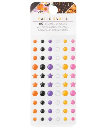 Paige Evans Collezione Tricks & Treats  Enamel Dots 60/Pkg