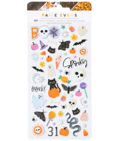 Paige Evans Collezione Tricks & Treats   -  Puffy Stickers 60 Pieces