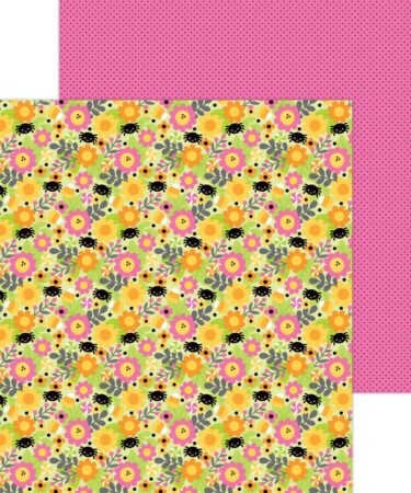 Doodlebug – Collezione Hey Pumpkin -Double-Sided Cardstock 12″X12″ – Boo-Tiful