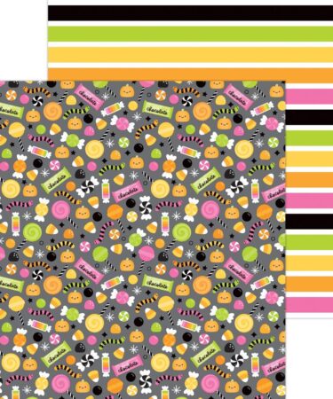 Doodlebug – Collezione Hey Pumpkin -Double-Sided Cardstock 12″X12″ – Halloween Haul