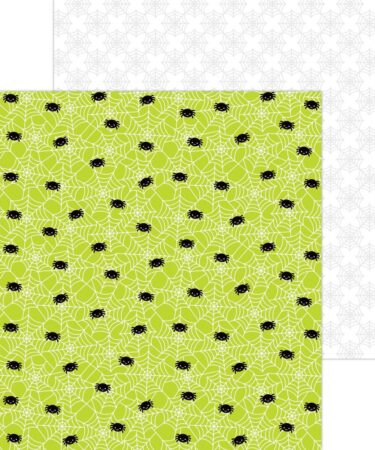 Doodlebug – Collezione Hey Pumpkin -Double-Sided Cardstock 12″X12″ – Eek!!