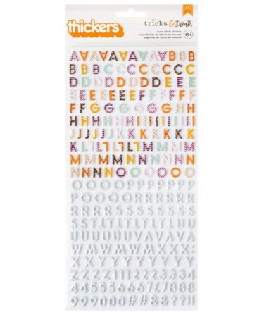 Paige Evans Collezione Tricks & Treats Thickers - Alphabet