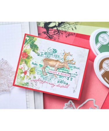 Alternative view of Sizzix Framelits Die w/Stamps by 49 and Market Reindeer Mix Cluster (1+1pcs)