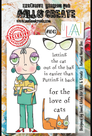 AALL & CREATE - Stamp Set A7 Animal Nurse Dee