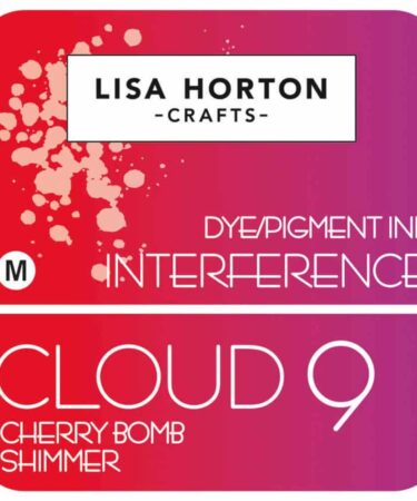 Lisa Horton Crafts Interference Ink Pad - Cherry Bomb Shimmer