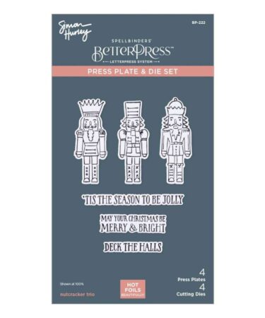 SPELLBINDERS - Nutcracker Trio Press Plate & Die Set