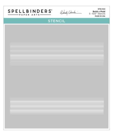 SPELLBINDERS - Build a Plaid Layered Stencil