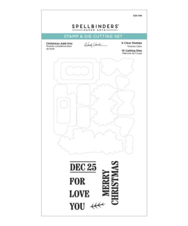 USATO SPELLBINDERS - Christmas Add-Ons Stamp & Die Set USATO