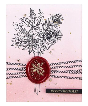 Alternative view of SPELLBINDERS - Sealed Poinsettia Stems Press Plate & Die Set