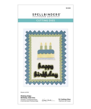 SPELLBINDERS - Pinking Edge Birthday Add-Ons Etched Dies