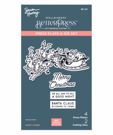 SPELLBINDERS - Santa's Sleigh Press Plate & Die Set
