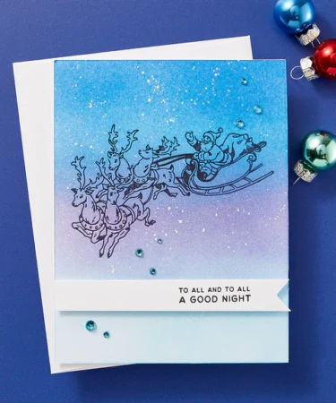 Alternative view of SPELLBINDERS - Santa's Sleigh Press Plate & Die Set