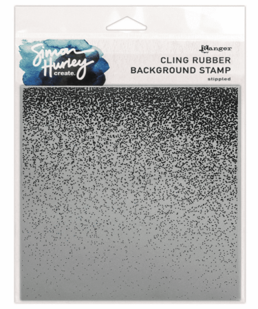 SPELLBINDERS - Ranger - Simon Hurley create. Stippled Cling Rubber Background Stamp