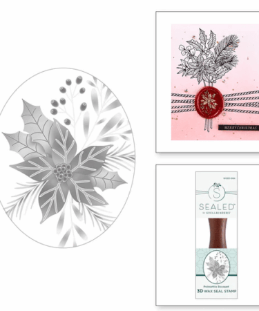 SPELLBINDERS - Poinsettia 3D Wax Seal
