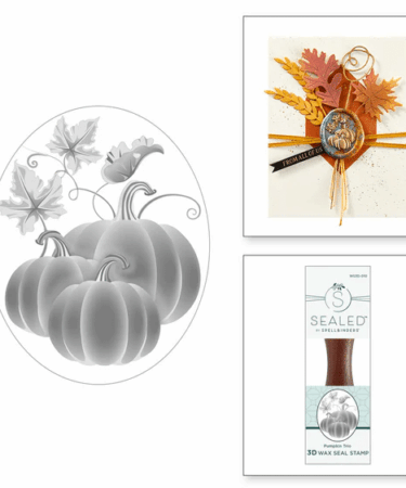 SPELLBINDERS - Pumpkin Trio 3D Wax Seal Stamp