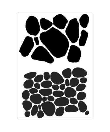 TOMMY - Stencil A4 -Pietre