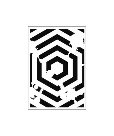 TOMMY - Stencil A5 -Esagoni Grandi