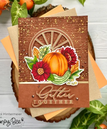 Alternative view of HONEY BEE - Burlap 3D Embossing Folder