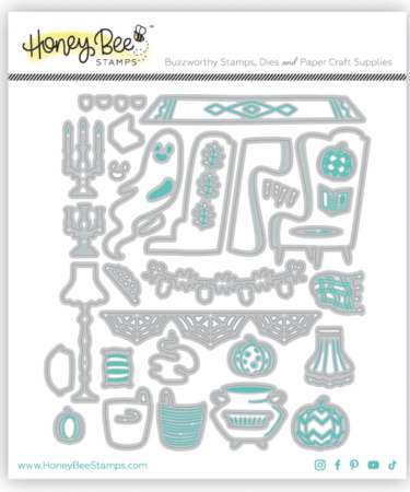 HONEY BEE - Lovely Layers: Fireplace Falloween Add-On - Honey Cuts