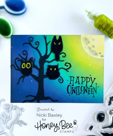 Alternative view of HONEY BEE - Owlloween - 6x8 Stamp Set