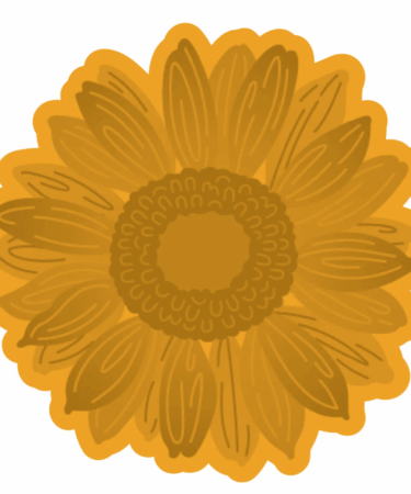 Alternative view of HONEY BEE - 3D Sunflower - Wax Stamper