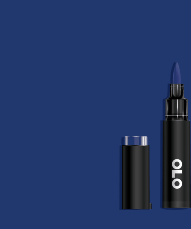 OLO - Pennarello  ad  alcol- punta pennello -Lapis Lazuli