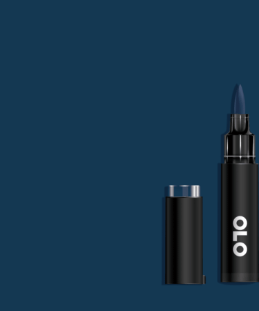 OLO - Pennarello  ad  alcol- punta pennello -Blueberry