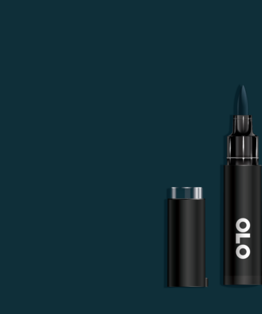 OLO - Pennarello  ad  alcol- punta pennello - Deep Sea